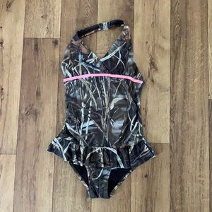Girls Camo SwimSuit